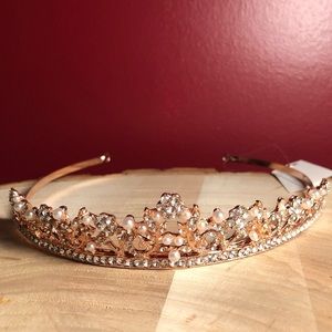 Rose gold tiara